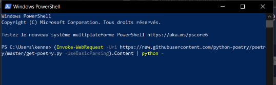 powershell poetry